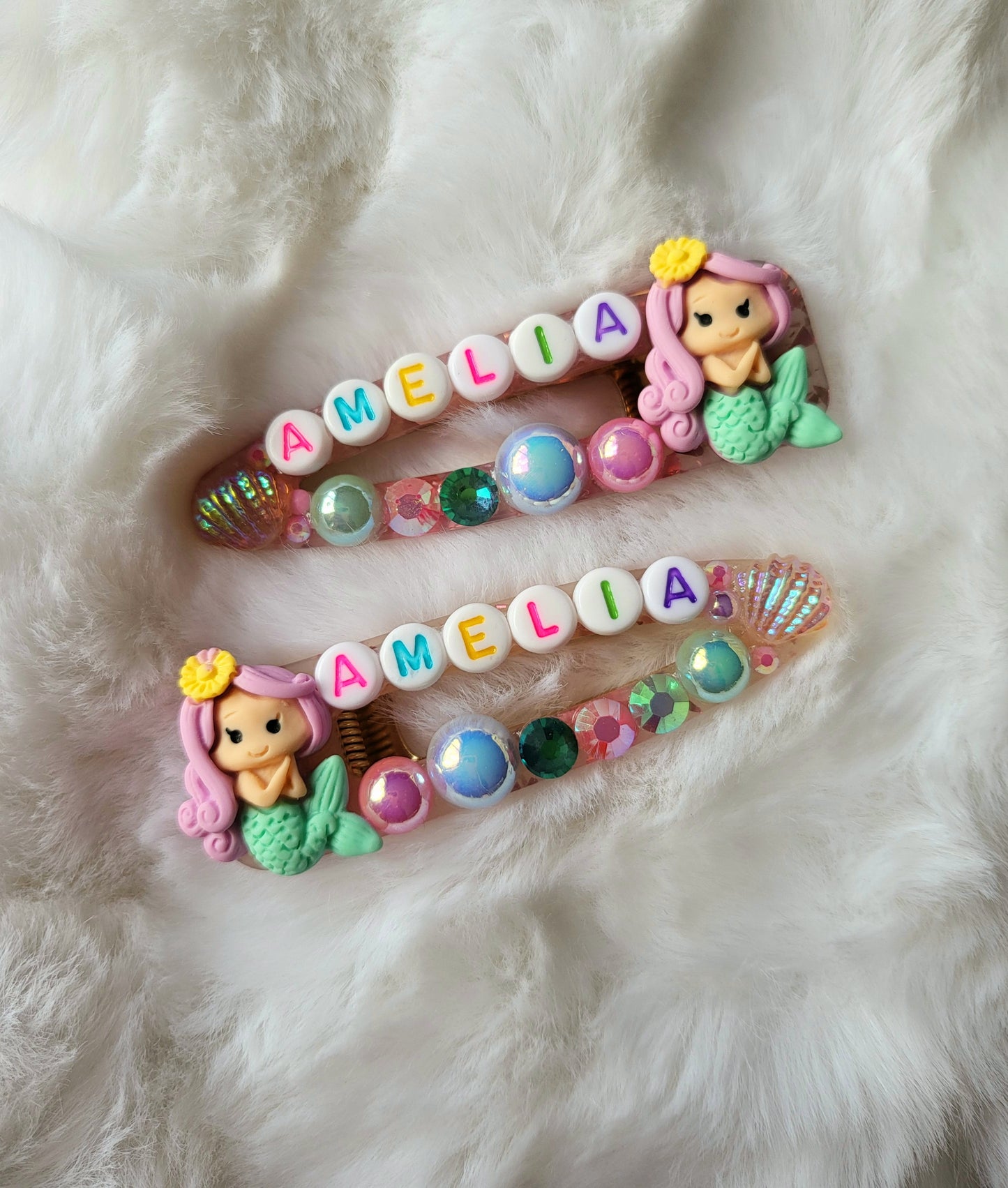 Mermaid Hairclip - Pink
