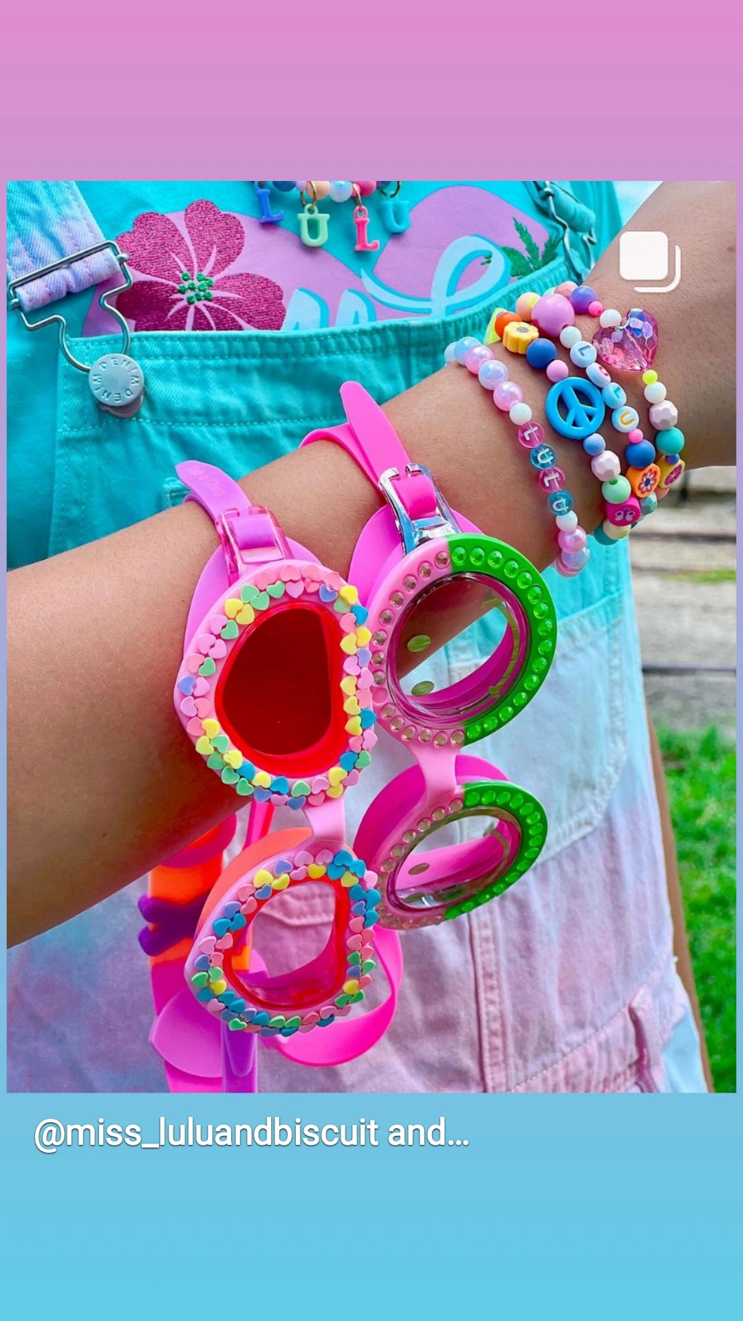 LOL Smiley Swim Goggles