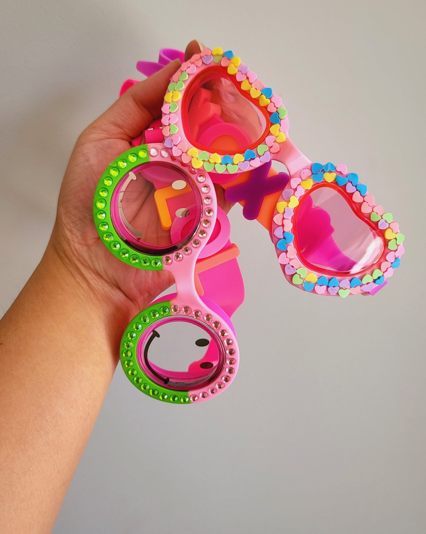 XOXO Heart Swim Goggles