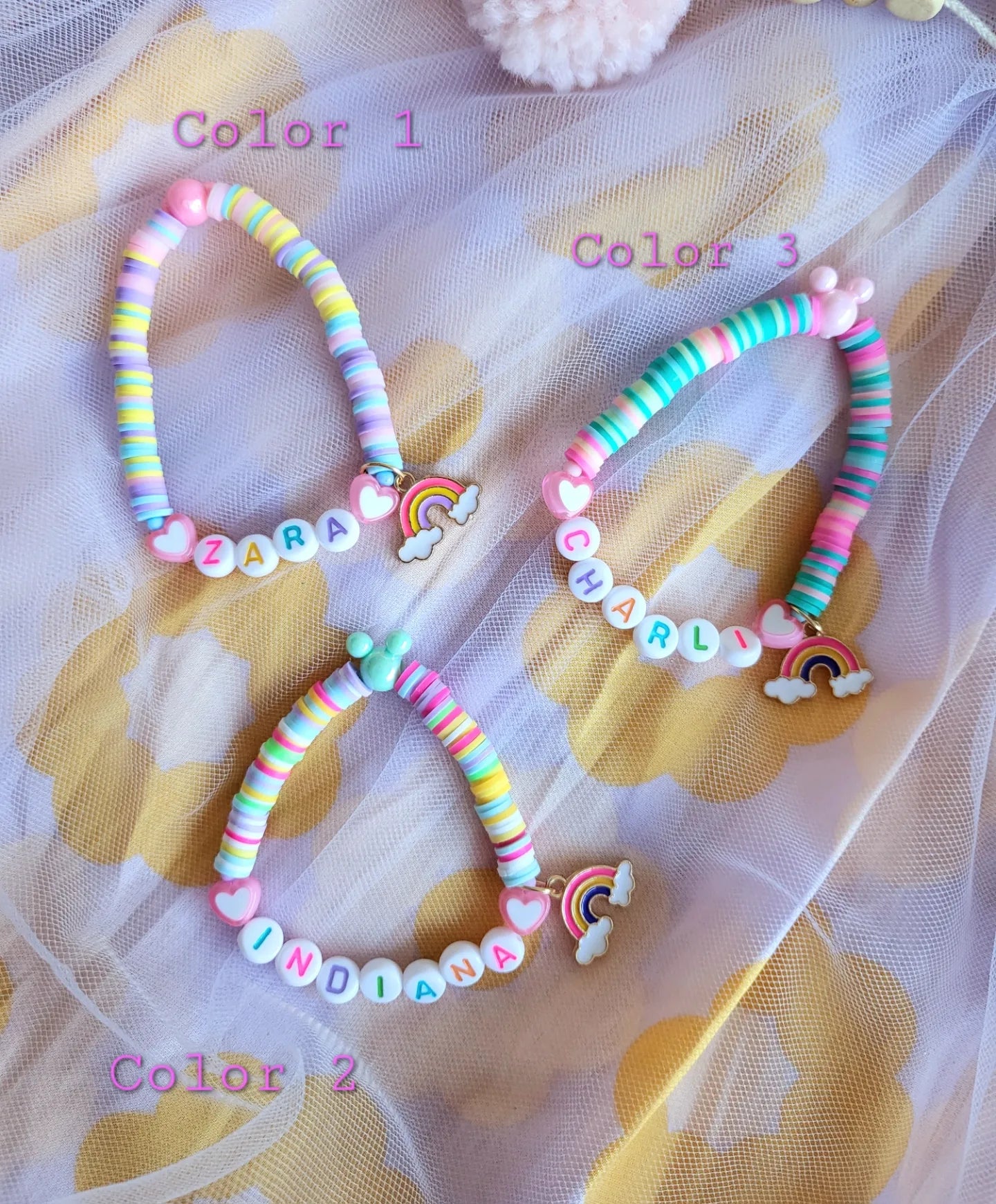 Custom Rainbow Bracelet