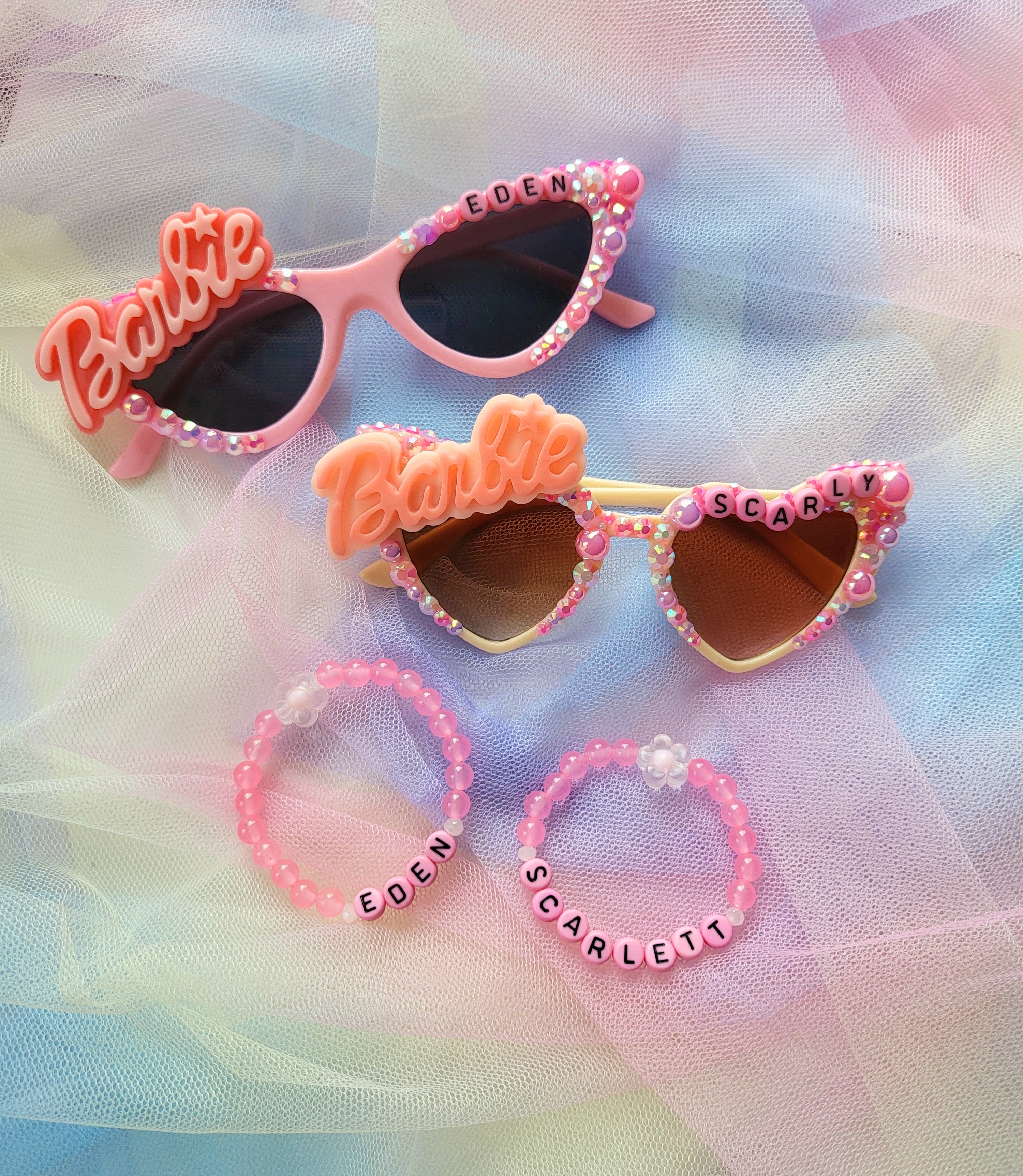 Pink cheap barbie sunglasses