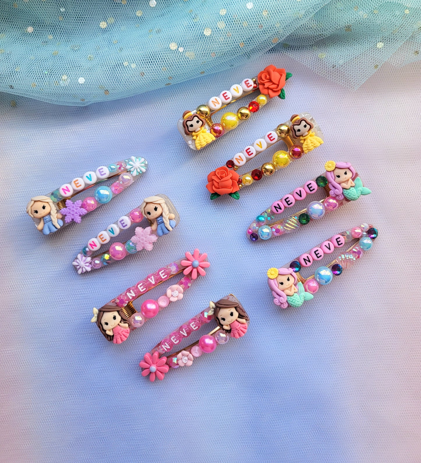 Princess Bedazzled Hairclip