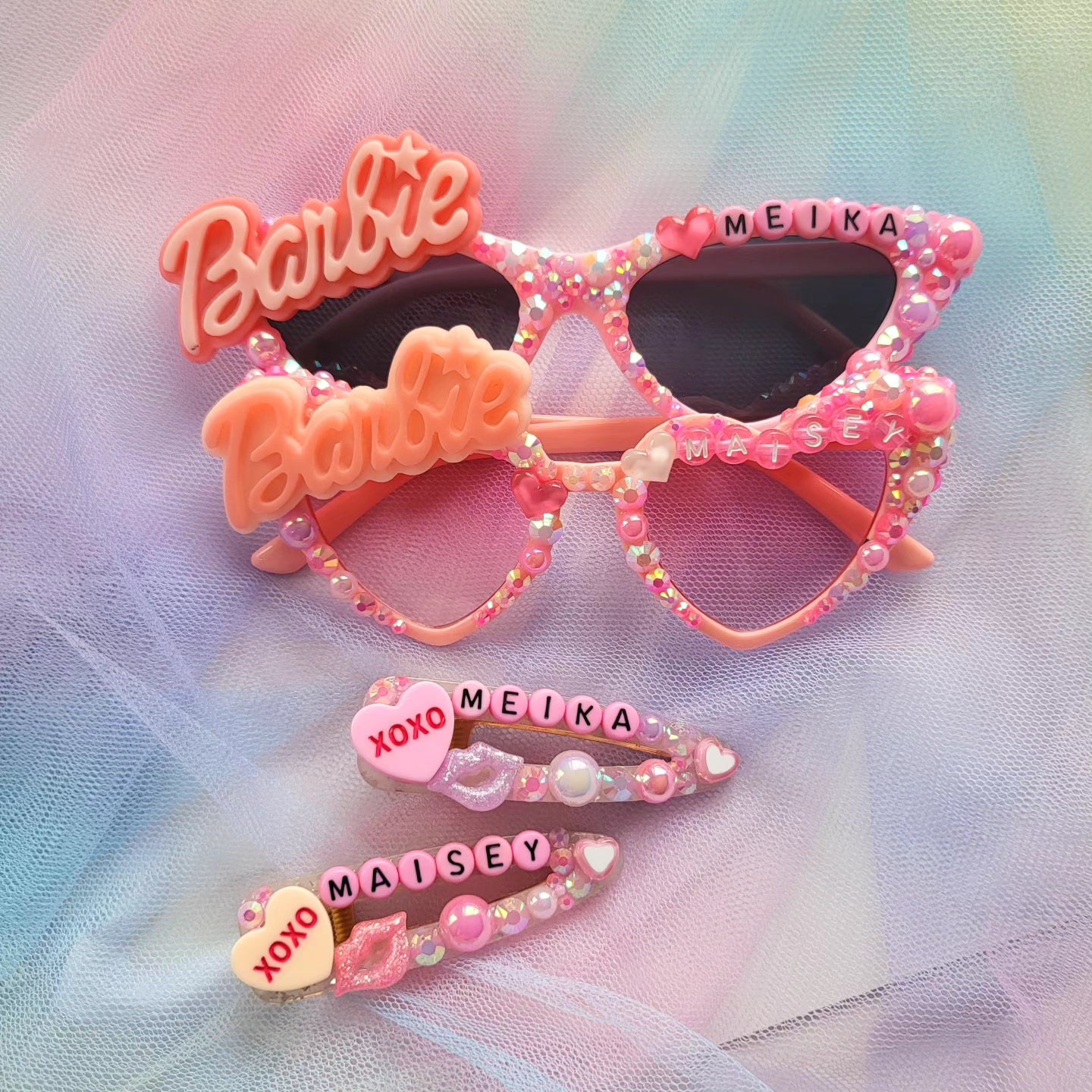 Pink top barbie glasses
