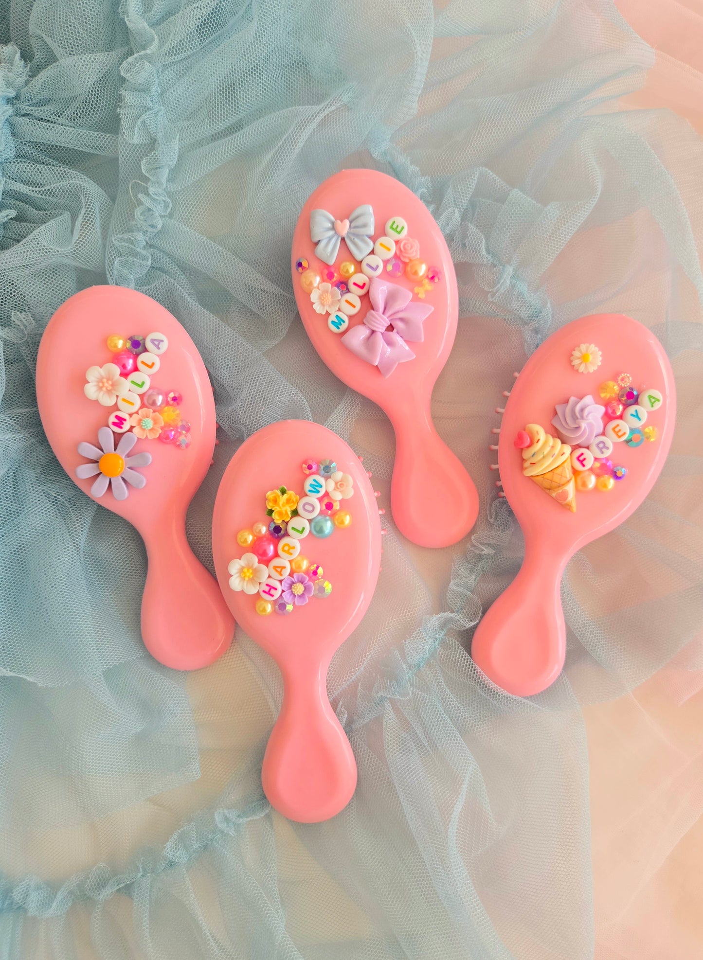 Bedazzled Mirror and Hairbrush set