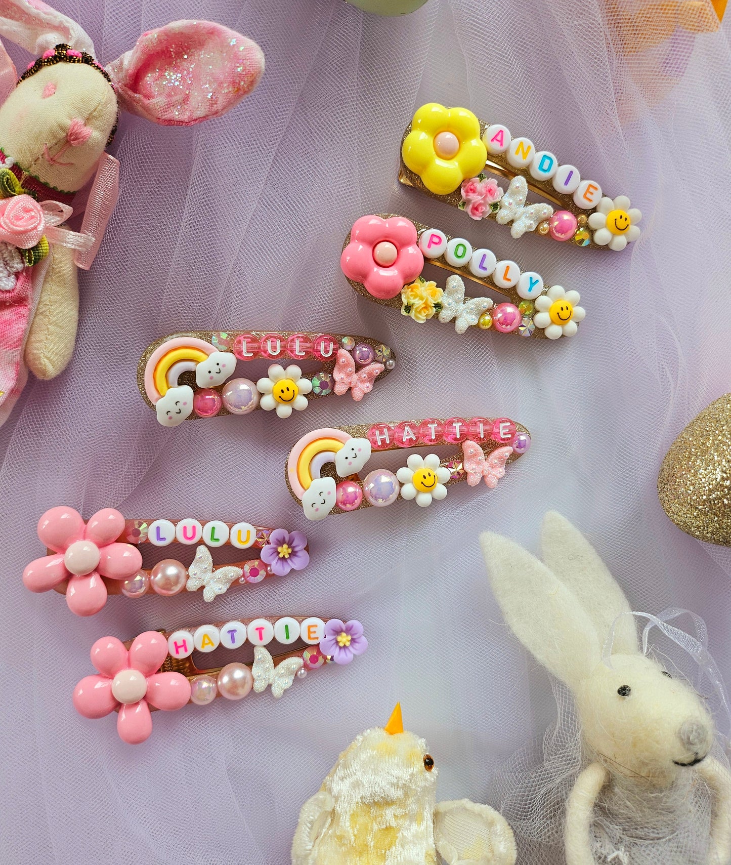 Cheeky Bunny Hairclips