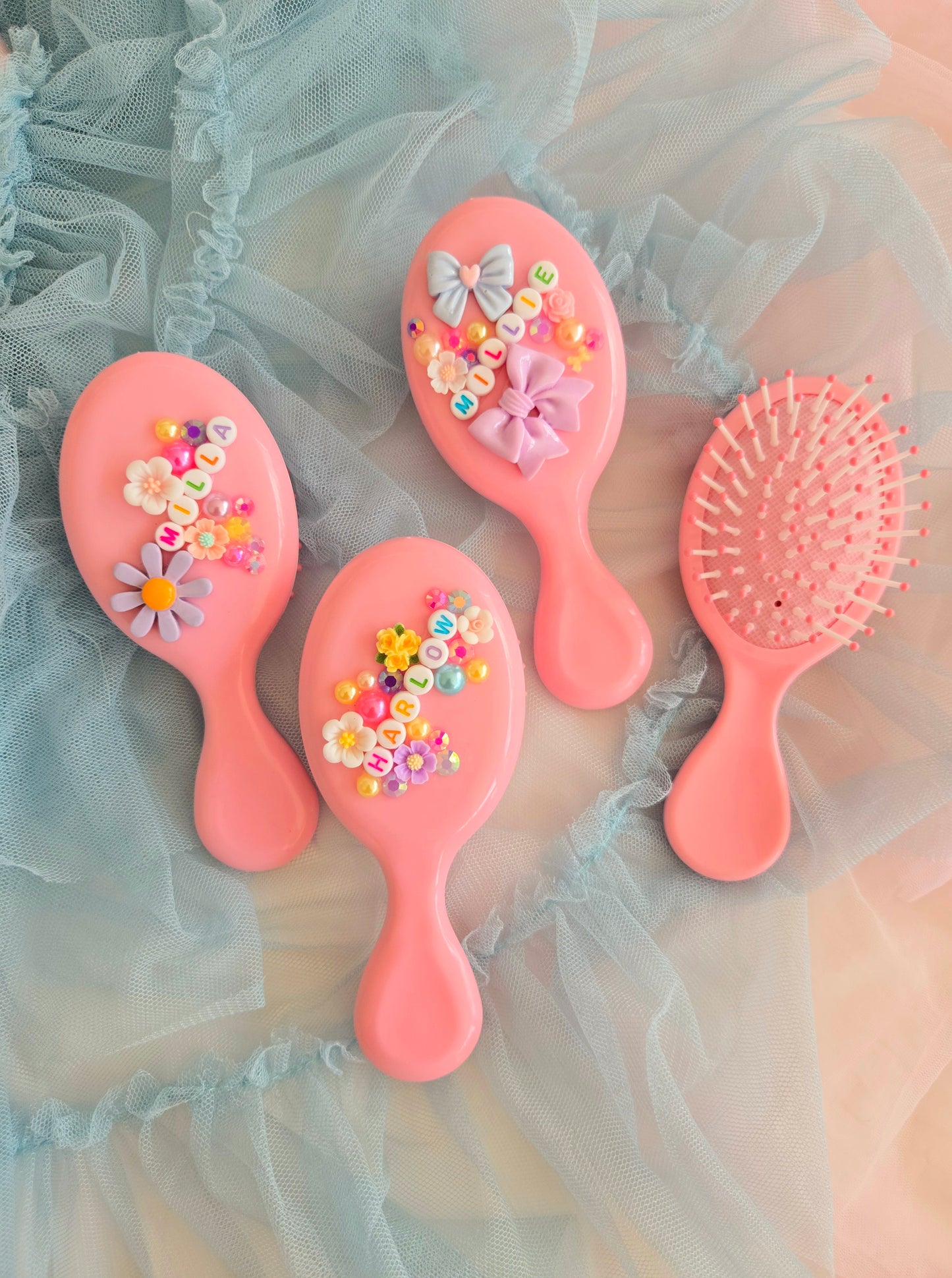 Bedazzled Mirror and Hairbrush set