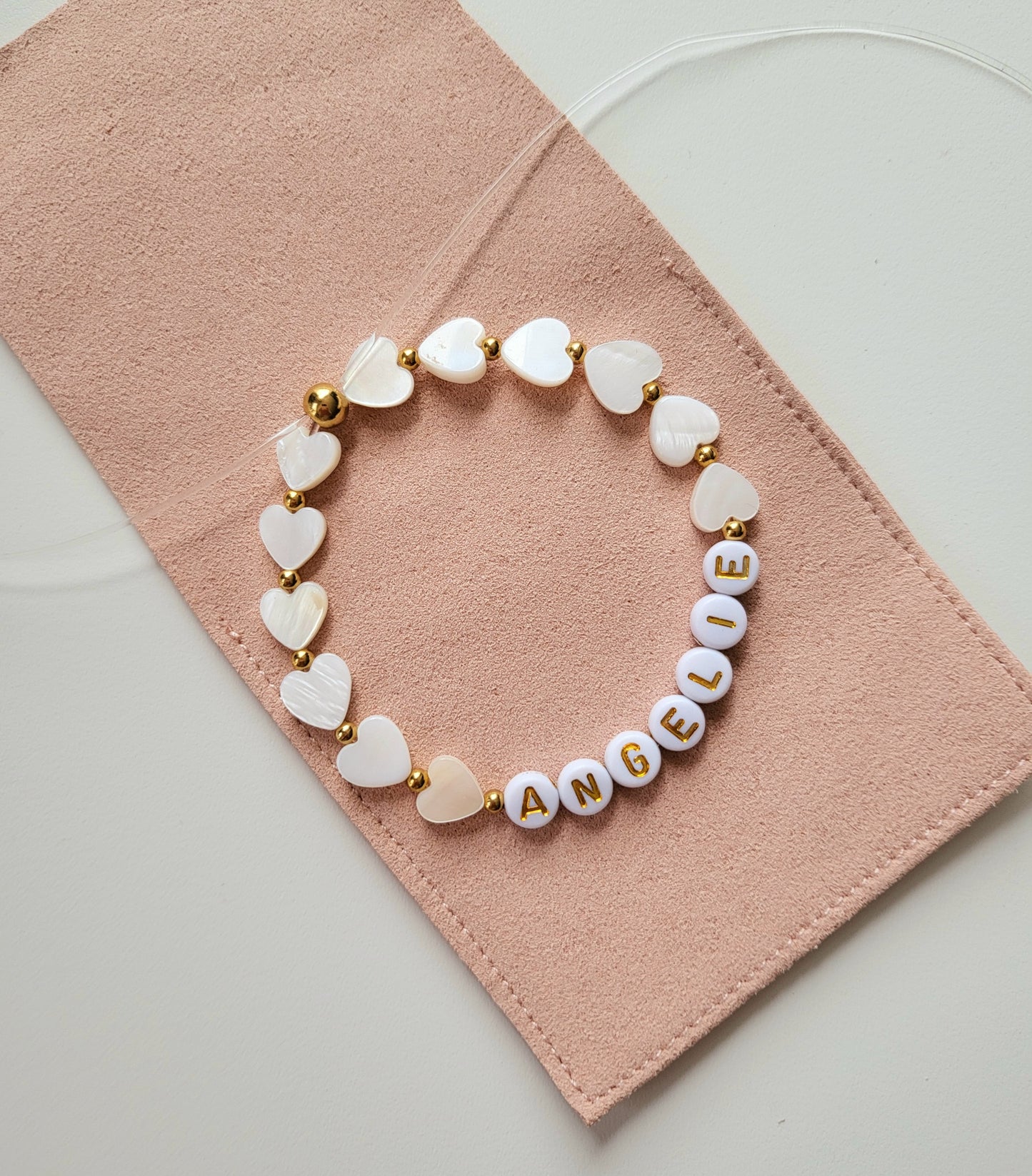 Freshwater Pearl Heart Bracelet