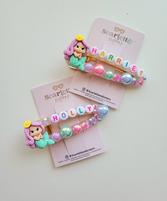 Mermaid Hairclip - Pink