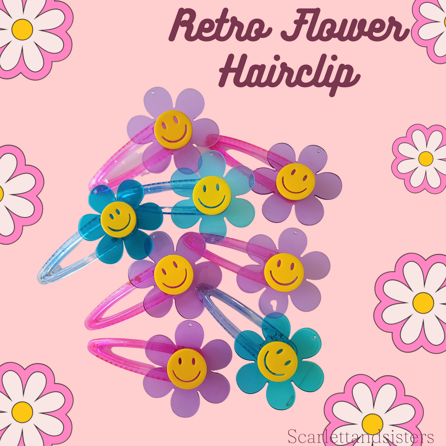 Retro Flower Hairclip