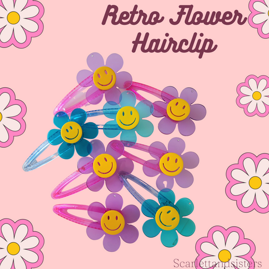Retro Flower Hairclip